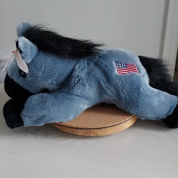 LARGE Ty Beanie Buddies LEFTY THE DONKEY Introduced 1996 Presidential Election - Picture 5 of 17